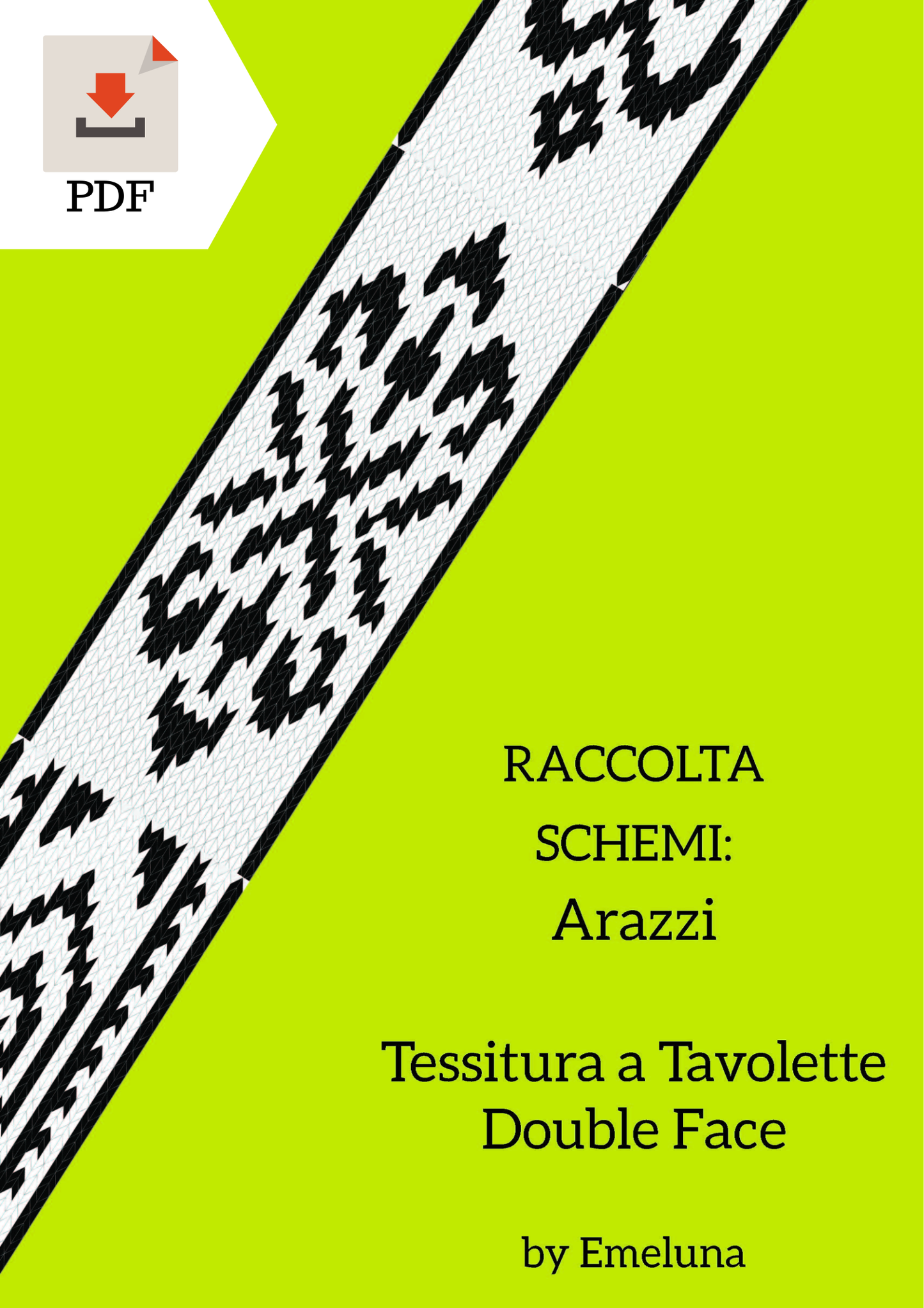 Arazzi marocchini collezione schemi tessitura a tavolette double face, schemi tessitura con le carte doppia faccia, livello intermedio