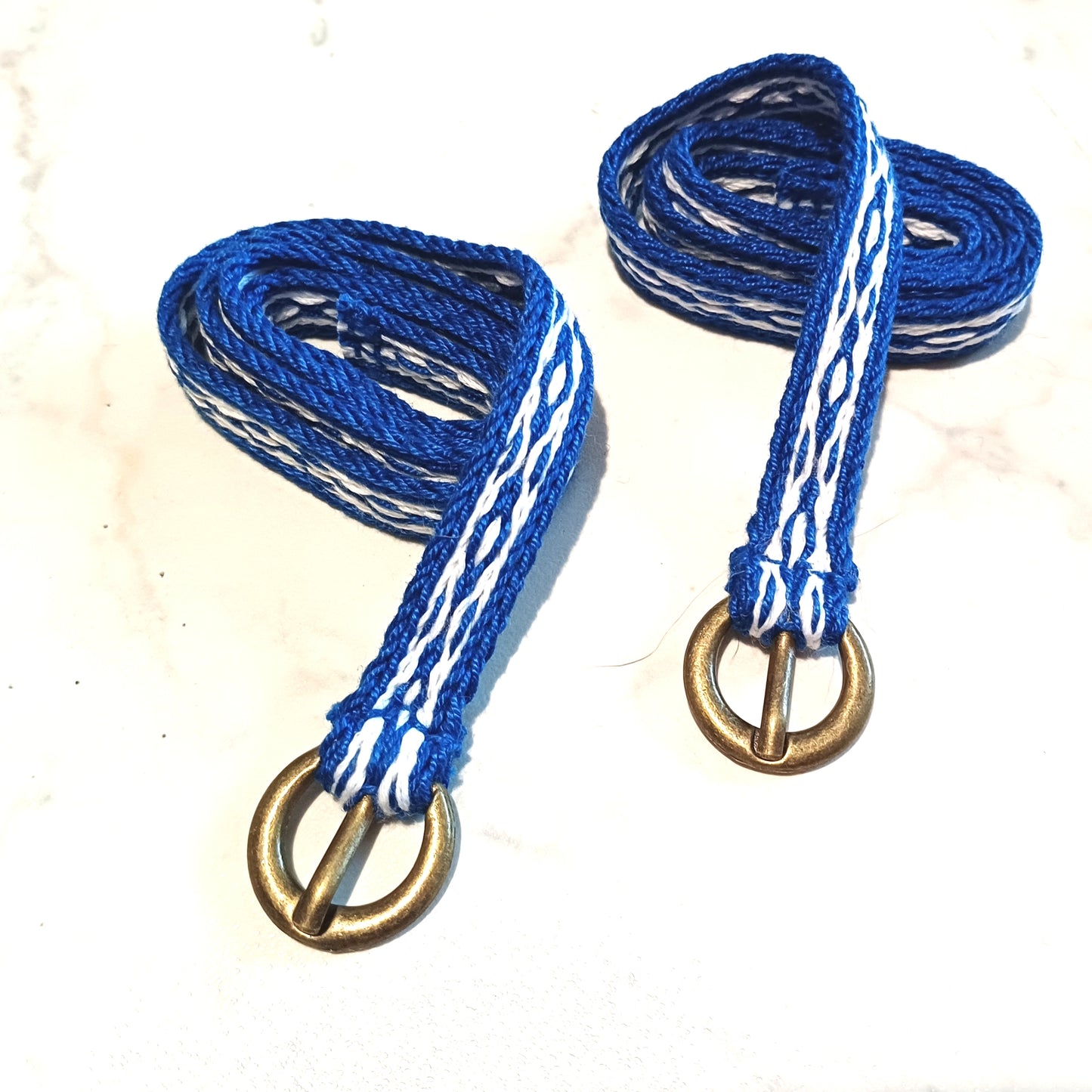 Giarrettiere medievali per polpaccio, fibbia tonda tessute a mano, accessori abiti medioevo dame e cavalieri, giarrettiera unisex